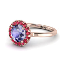 1ct Round Tanzanite Engagement Ring - Natalia No. 211 image 1