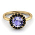 1ct Round Tanzanite Engagement Ring - Natalia No. 207