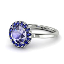 1ct Round Tanzanite Engagement Ring - Natalia No. 215 image 1