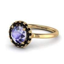 1ct Round Tanzanite Engagement Ring - Natalia No. 207 image 1