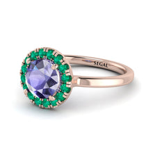 1ct Round Tanzanite Engagement Ring - Natalia No. 205 image 1