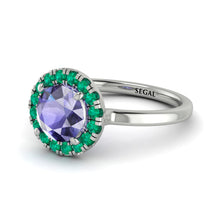 1ct Round Tanzanite Engagement Ring - Natalia No. 206 image 1