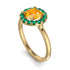 1ct Round Yellow Diamond Engagement Ring - Natalia No. 1004 image 2