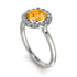 1ct Round Yellow Diamond Engagement Ring - Natalia No. 1003