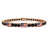 Black Diamond Tennis Bracelet with United States Flag no. 8