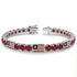 Ruby Tennis Bracelet with United States Flag no. 12