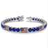 Sapphire Tennis Bracelet with United States Flag no. 15 image 3