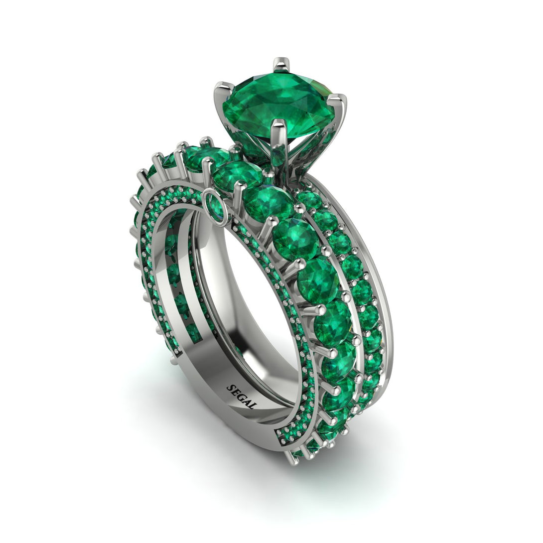 Emerald Eternal Love Bridal Set - Anaya No. 6