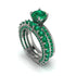 Emerald Eternal Love Bridal Set - Anaya No. 6