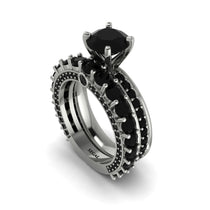 Black Diamond Eternal Love Bridal Set - Anaya No. 9 image 1