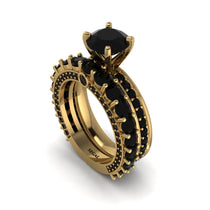 Black Diamond Eternal Love Bridal Set - Anaya No. 7 image 1