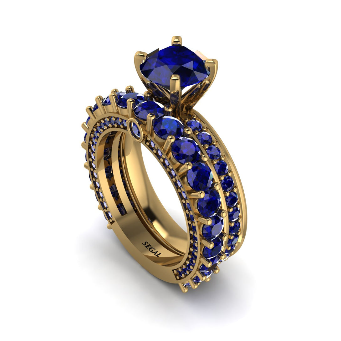 Sapphire Eternal Love Bridal Set - Anaya No. 13