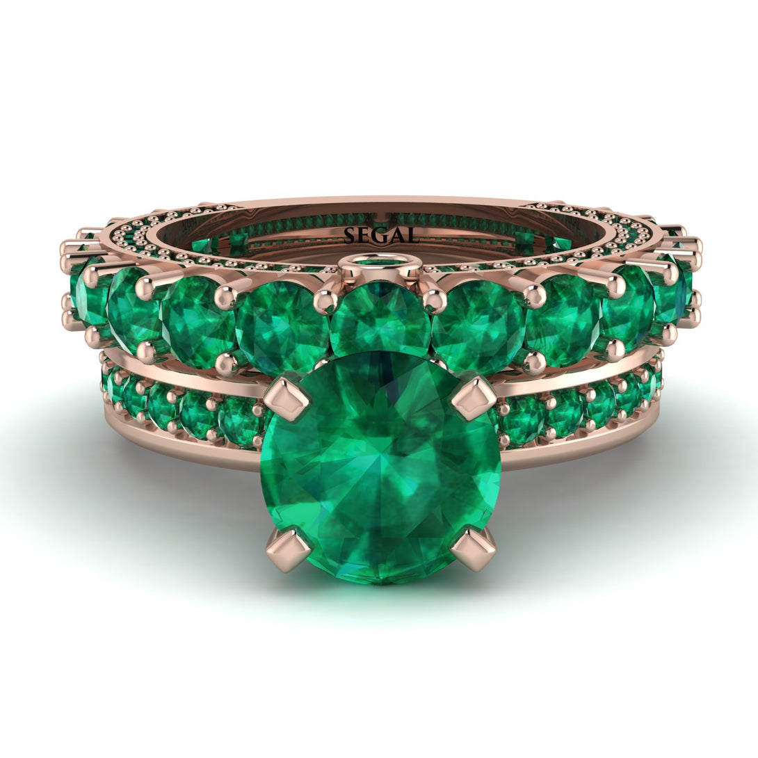 Emerald Eternal Love Bridal Set - Anaya No. 5