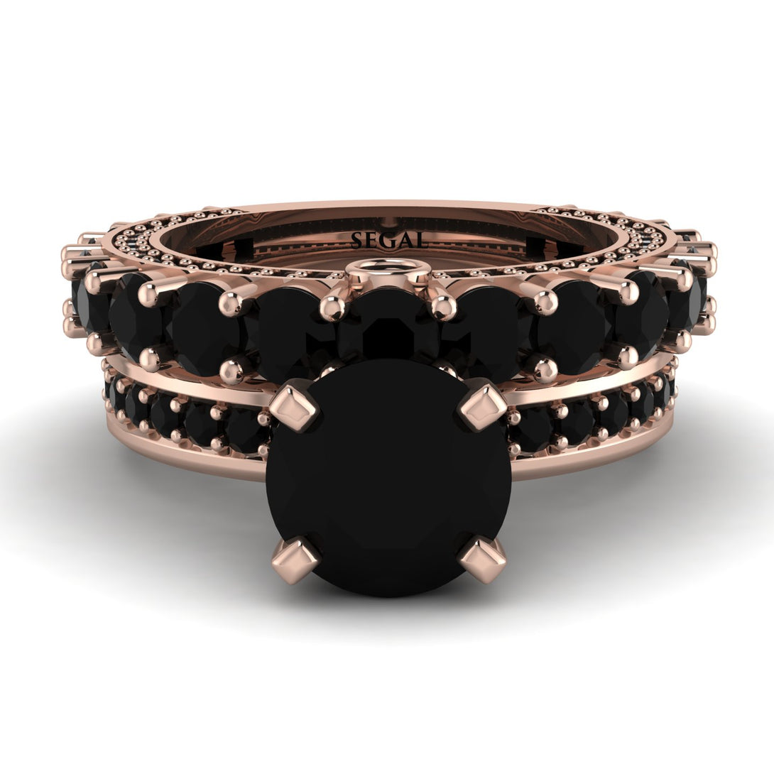 Black Diamond Eternal Love Bridal Set - Anaya No. 8