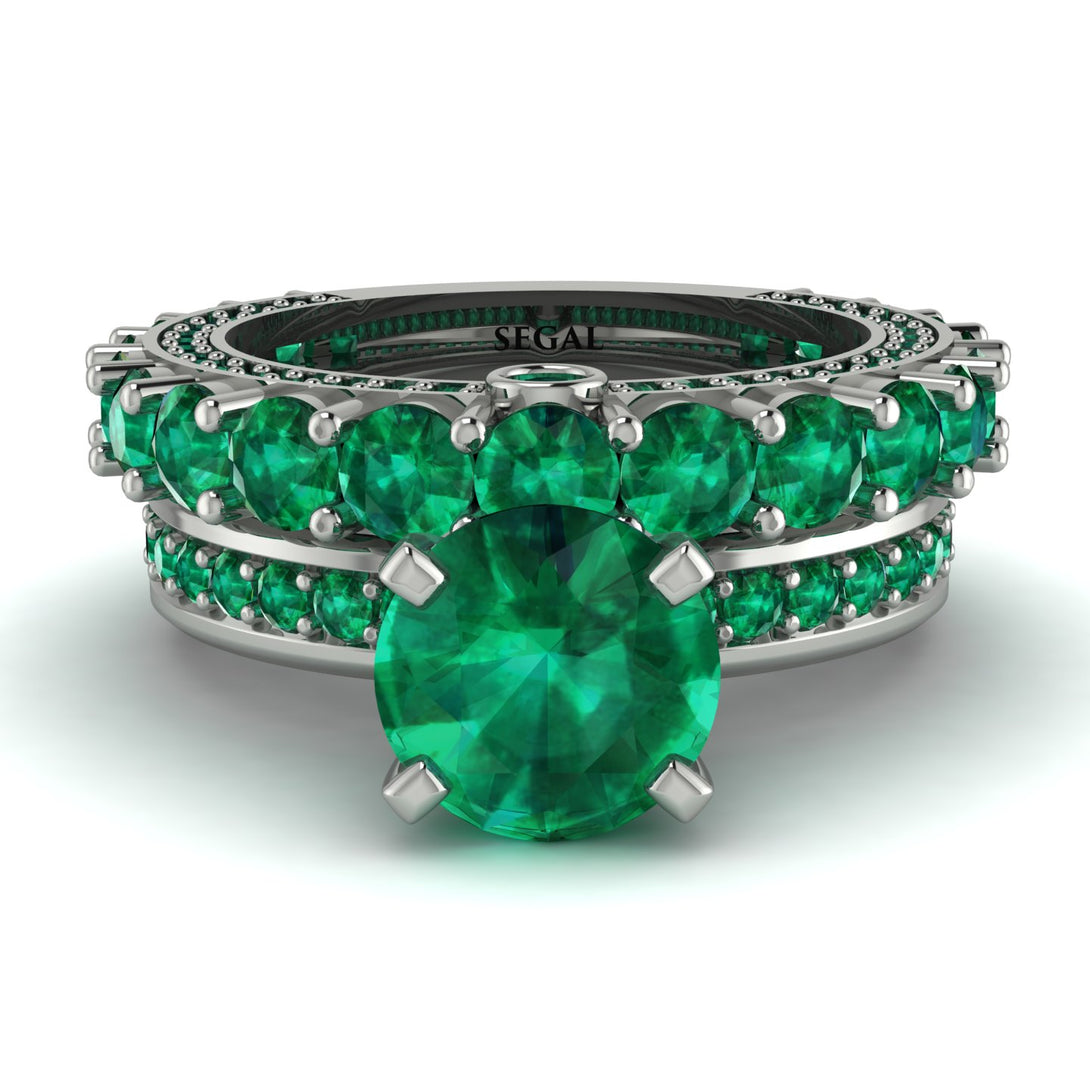 Emerald Eternal Love Bridal Set - Anaya No. 6