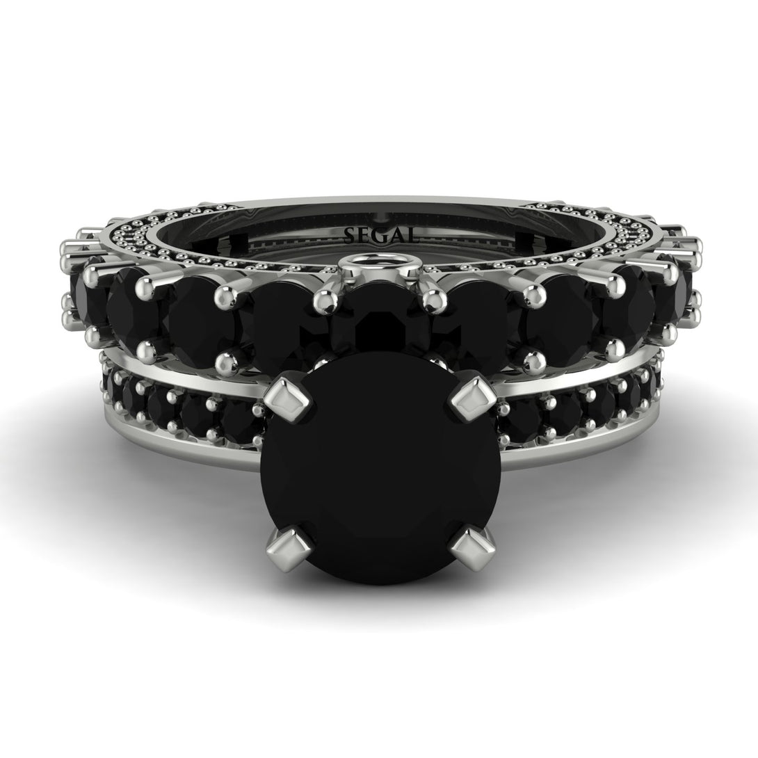 Black Diamond Eternal Love Bridal Set - Anaya No. 9