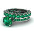 Emerald Eternal Love Bridal Set - Anaya No. 6 image 3
