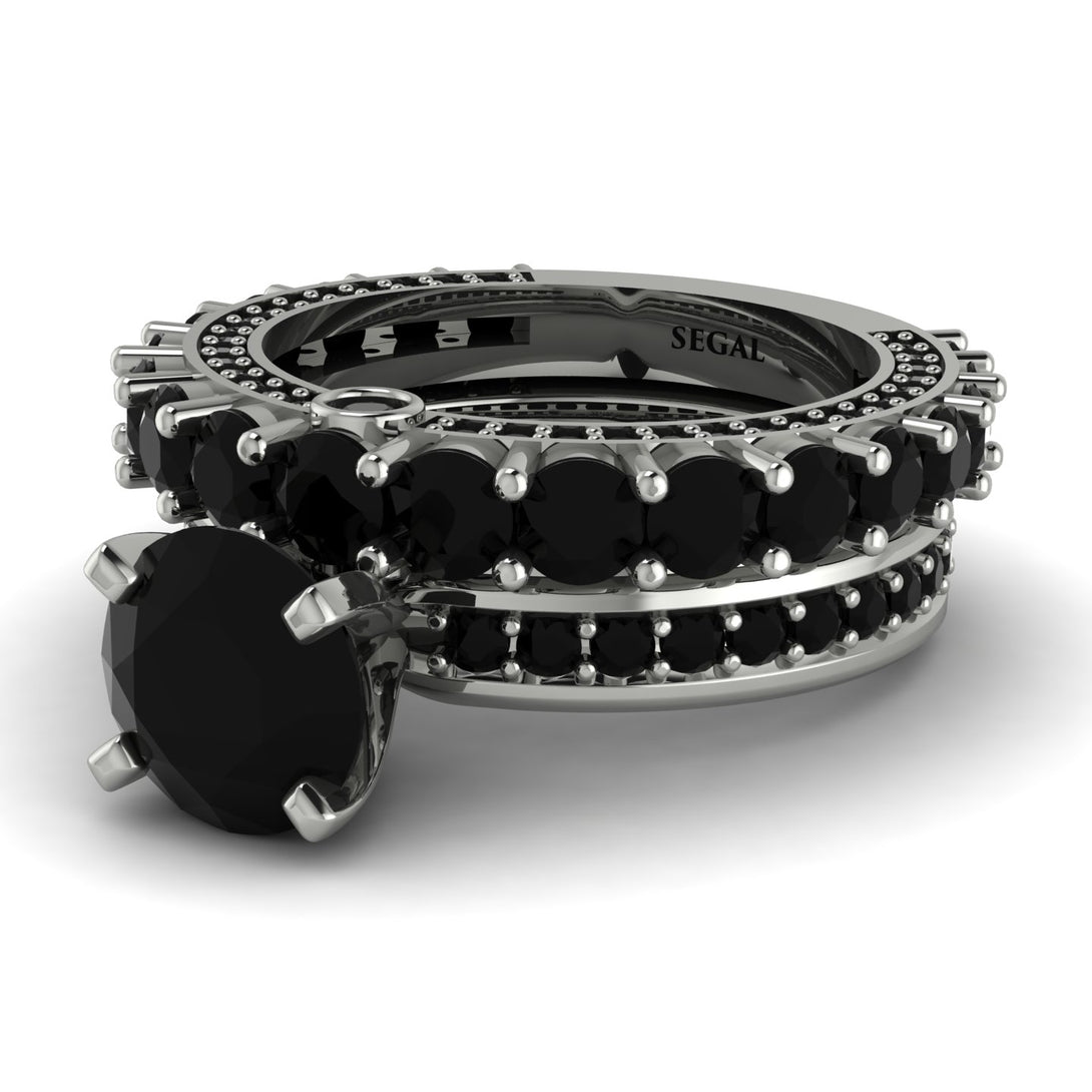 Black Diamond Eternal Love Bridal Set - Anaya No. 9