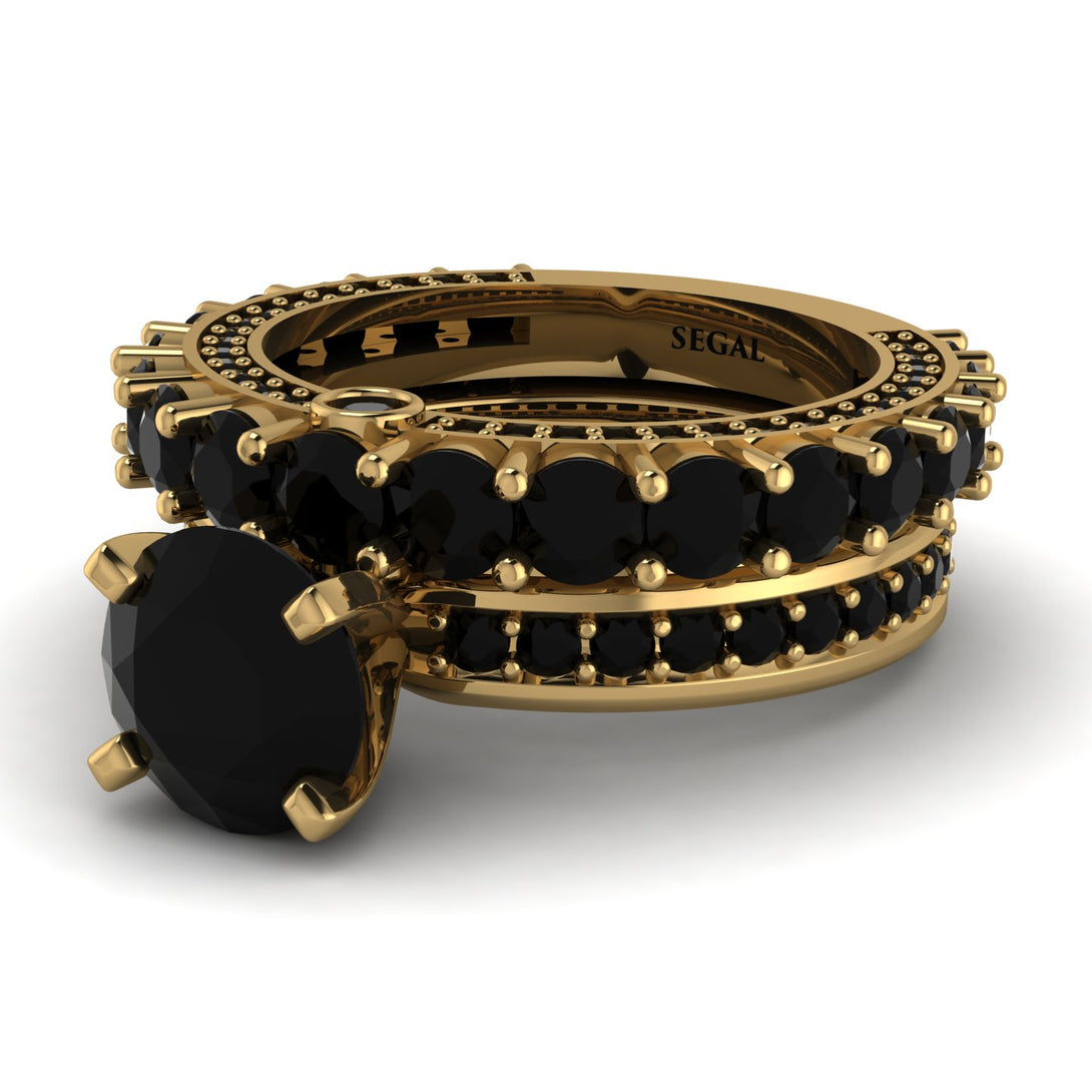 Black Diamond Eternal Love Bridal Set - Anaya No. 7