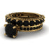 Black Diamond Eternal Love Bridal Set - Anaya No. 7