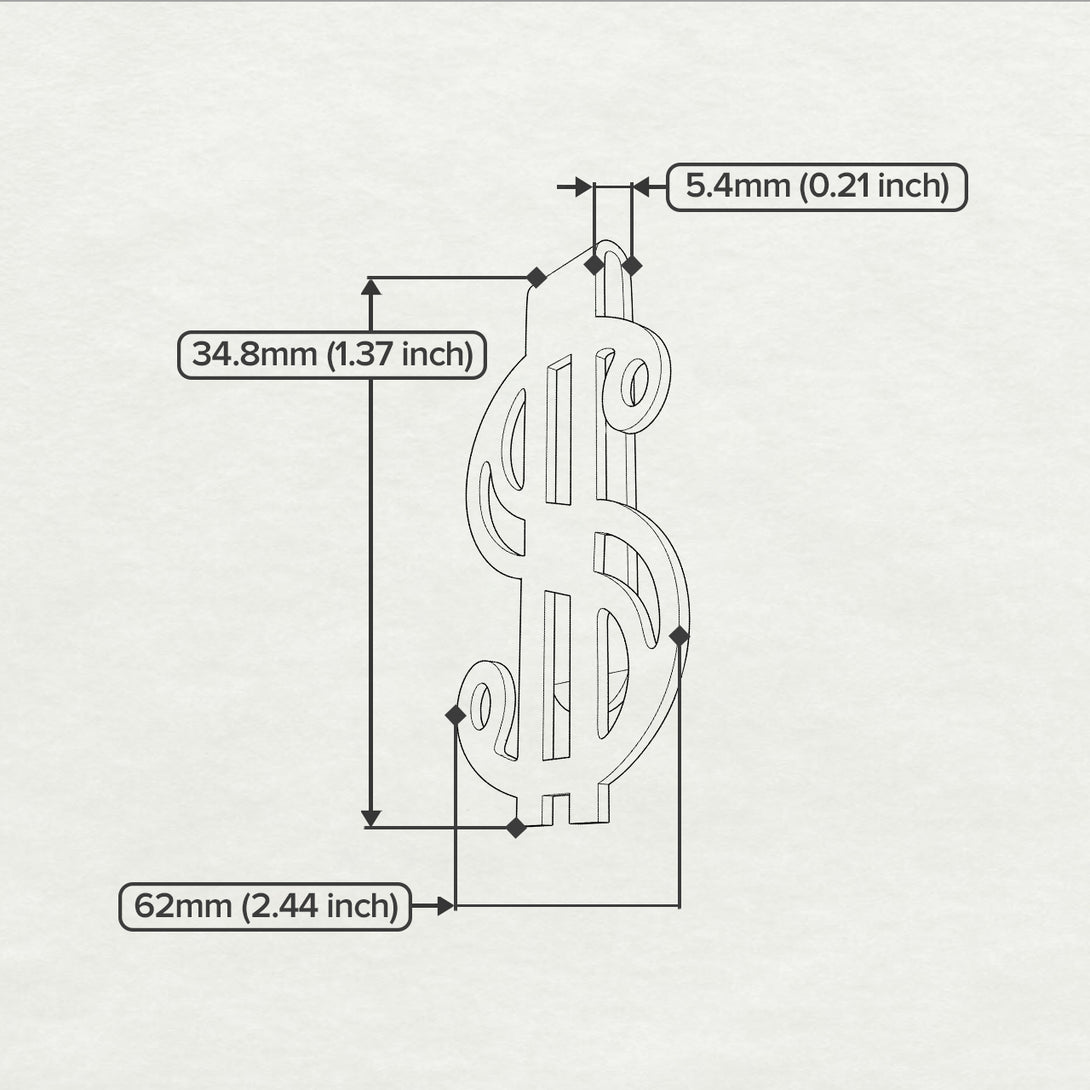 Luxe Gold Elite Dollar Money Clip - Dollar No. 3