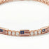 Diamond Tennis Bracelet with United States Flag no. 2