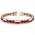 Ruby Tennis Bracelet with Poland Flag no. 10