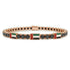 Black Diamond Tennis Bracelet with United Arab Emirates Flag no. 8