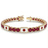 Ruby Tennis Bracelet with Japan Flag no. 10