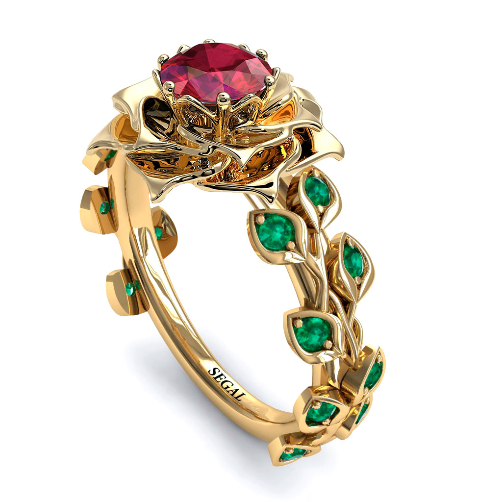 Rose Flower And Leaves - Diana no. 10