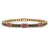 Black Diamond Tennis Bracelet with United Kingdom Flag no. 7 image 1