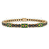 Black Diamond Tennis Bracelet with Brazil Flag no. 7 image 1