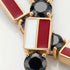 Black Diamond Tennis Bracelet with Poland Flag no. 7