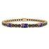 Black Diamond Tennis Bracelet with Australia Flag no. 7