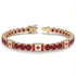 Ruby Tennis Bracelet with Canada Flag no. 10