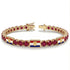 Ruby Tennis Bracelet with Croatia Flag no. 10 image 2