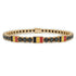 Black Diamond Tennis Bracelet with Belgium Flag no. 7