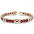 Ruby Tennis Bracelet with South Korea Flag no. 10 image 2