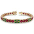 Ruby Tennis Bracelet with Brazil Flag no. 10 image 2
