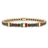 Black Diamond Tennis Bracelet with Mexico Flag no. 7