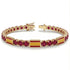 Ruby Tennis Bracelet with Spain Flag no. 10