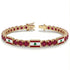 Ruby Tennis Bracelet with Lebanon Flag no. 10