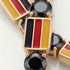 Black Diamond Tennis Bracelet with Germany Flag no. 7