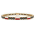 Black Diamond Tennis Bracelet with Poland Flag no. 7