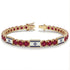 Ruby Tennis Bracelet with Israeli Flag no. 10 image 3