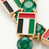 Emerald Tennis Bracelet with United Arab Emirates Flag no. 4 image 4