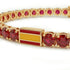 Ruby Tennis Bracelet with Spain Flag no. 10