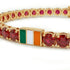 Ruby Tennis Bracelet with Ireland Flag no. 10 image 4