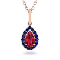 Ruby Tear Of Eternity Pendant - Jolene No. 71