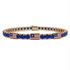 Sapphire Tennis Bracelet with United States Flag no. 14 image 1
